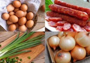 Các nguyên liệu và cách lựa chọn để món trứng chiên lạp xưởng ngon